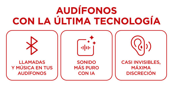Características de audífonos con la última tecnología